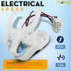 2025 New Upgraded for WH03X30517 GE Washer Mode Shifter Actuator & WH01X27538 GE Washer Belt & WH05X24185 Washing Machine Clutch & WH01X24434 Washer Spring Replaces AP7014559, WH05X25036, WH05X24435