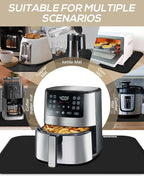 2pack Heat Resistant Mat for Countertop, 15x18in Hot Pads for Kitchen Countertop Protector,Silicone Heat Resistant Mat for Air Fryer, Deep Fryer, Oven