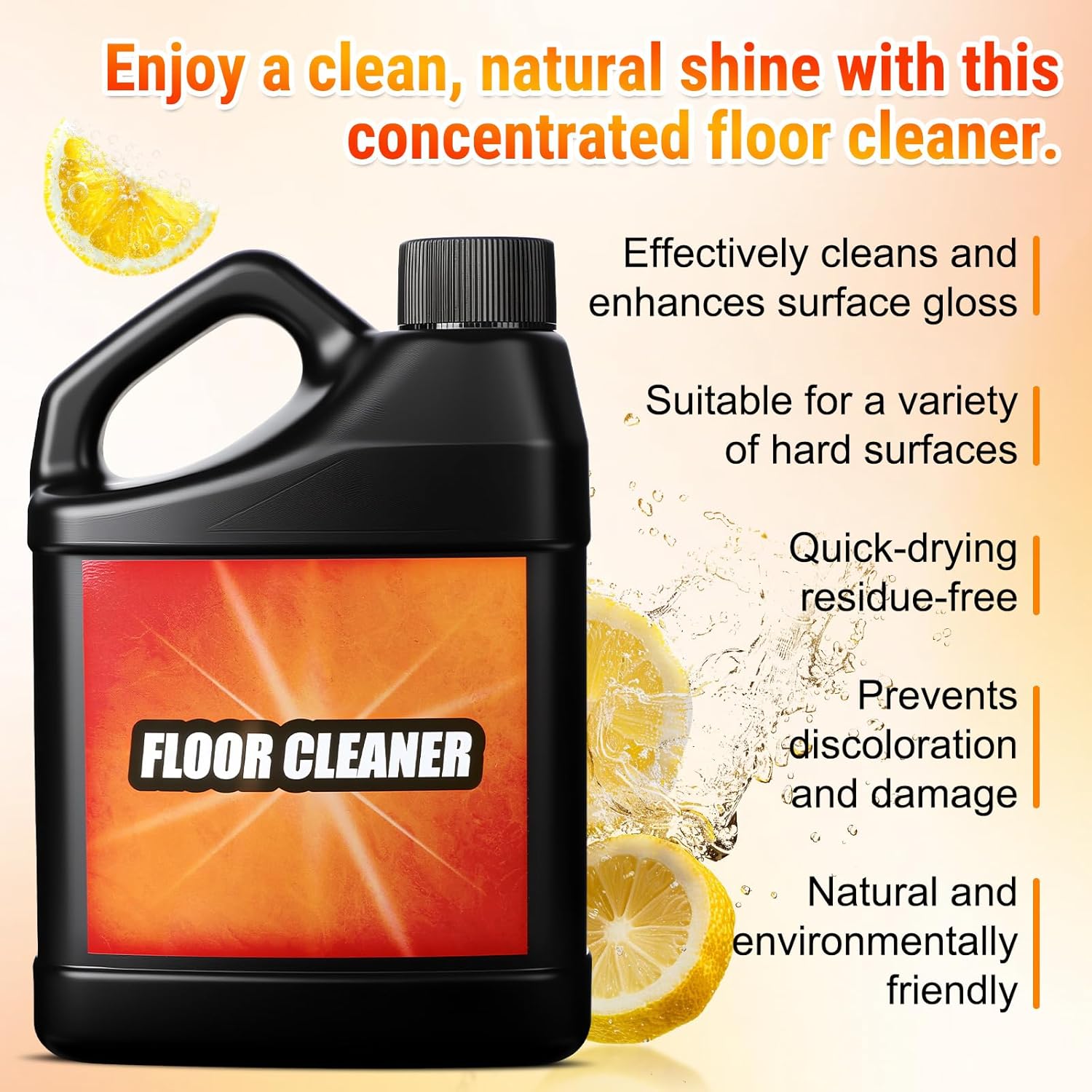Solubril Tile Cleaner-Heavy Duty Solubrilho Floor Cleaner - 0.5L Heavy Duty Floor Cleaner, Multipurpose Powerful Stain Removing Liquid for Multi-Surface Use, Bathroom, Kitchen, Floors & Non-Slip