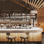 Unfinished Red Oak Veneer Flexible Decorative Tambour 1/2"Centers - 4'x 8'