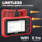2025 LAUNCH CRP123I V2.0 Elite OBD2 Scanner Diagnostic Tool, Check Engine/at/SRS/ABS Scanner for Car, Lifetime Free Update Code Reader for Cars and Trucks, Oil/Brake/DPF/SAS/Throttle Reset, FCA SGW