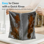 Microfiber Cloth Cleaning Towels (Grey)