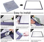 Windows Screen and Screen Door Replacement, 59"x106" Durable Fiberglass Screen Mesh- Window Screen & Sliding Screen Door Repair for Patio and Windows