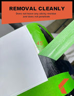 Painters Tape for Car - Green No Residue Automotive Masking Tape - Heat Resistant for Paint Booth, 0.94 Inches X 60 Yards, 6 Rolls
