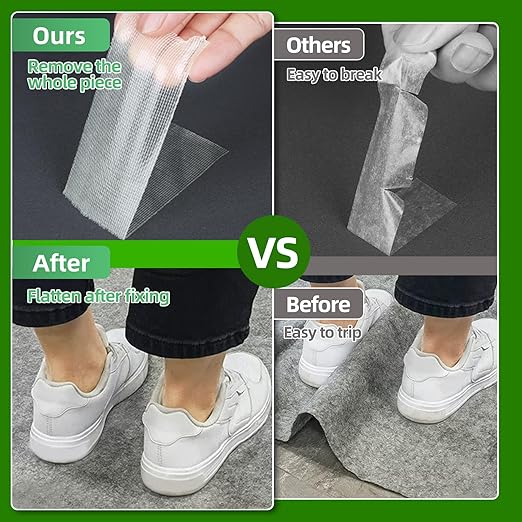 CHENYA Double Sided Tape Heavy Duty,1.18" X 66 Ft,High Tack Strong Wall Adhesive with Fiberglass Mesh,Super Sticky Resistente Clear Strong Mounting Tape for Crafts,Carpet,Picture