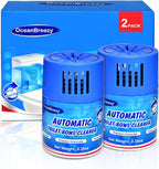 Toilet Bowl Cleaners 2 Bottles | Automatic Long-Lasting Blue Toilet Cleaner Tablets, Septic Safe Toilet Bowl Tablets in Bottles | Larger capacity | Prevent Stain Buil（2800 Flushes Each）