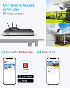 ZOSI 1080p 16 Channel Security Camera System Outdoor with AI Human Vehicle Detect, 12 x 2MP Weatherproof Surveillance CCTV Bullet Dome Camera, H.265+ DVR, 2TB HDD, 80ft Night Vision, 90° View Angle