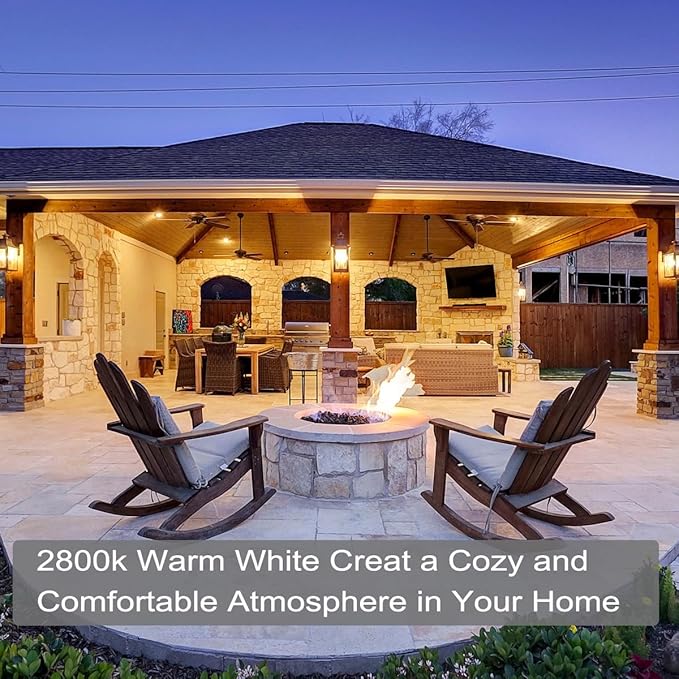 PAR38 Flood Light 70W 120V（80W Equivalent,4 Pack Long Lifespan PAR38 Flood Light Dimmable, High Output 800LM PAR38 Bulb with E26 Base, 2800k Warm White Par38 Lighting Bulb