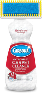 Carbona Carpet Cleaner with Brush | Oxy-Powered Foam for Spot Stain Removal | 13.5 Fl Oz