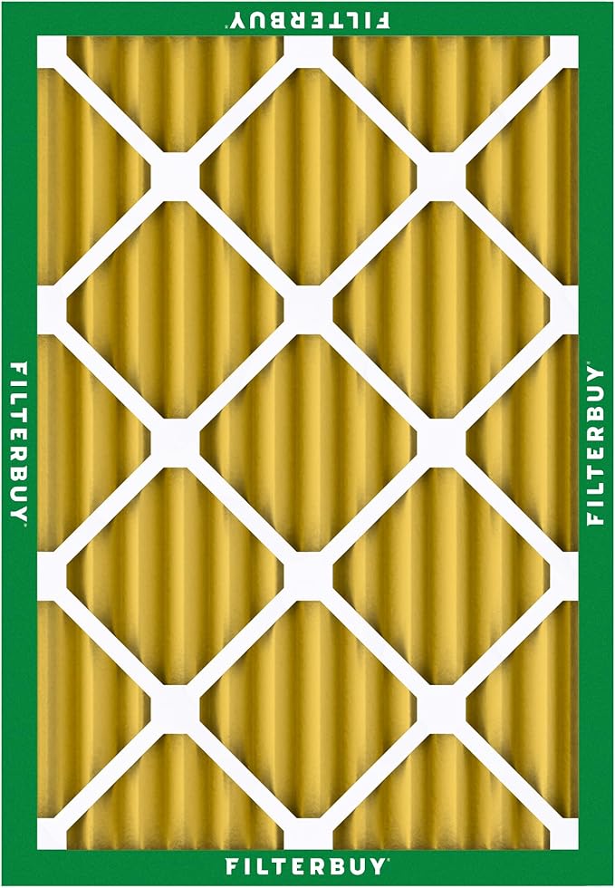 Filterbuy 24x30x2 Air Filter MERV 11 (MPR 1200) Allergen Defense Replacement (4-Pack), Electrostatic Pleated HVAC AC Furnace Filters, Made in USA (Actual Size: 23.50 x 29.50 x 1.75)