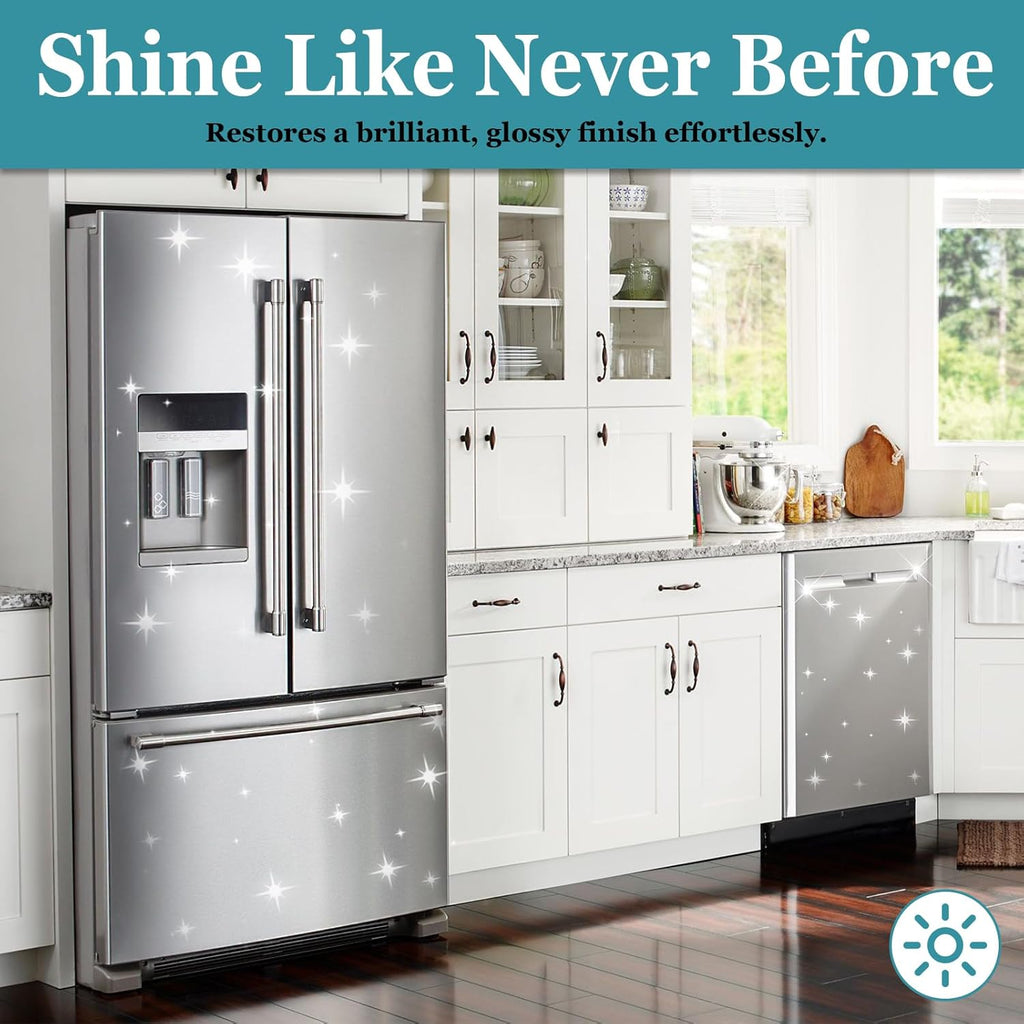 Ceramic Coating Spray for Stainless Steel and Hard Surfaces, Anti-Fingerprint, Stain Resistant, Hydrophobic Protection for Appliances, Glass, Tile, Countertops, 600ml