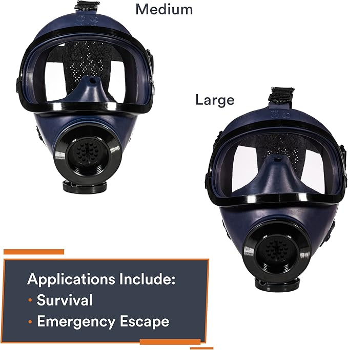 MIRA SAFETY M Kids Mask Respirator Full Face-CBRN