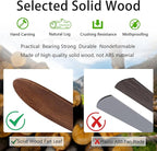 52" Wood Ceiling Fans with Lights and Remote Control,Indoor Outdoor 3 Blades Wooden Ceiling Fan for Garage,Patio,Living Rooms,Bedrooms,Offices,Farmhouse(Black+Dark Walnut)