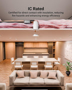 Sunco 12 Pack 4 Inch Recessed Lighting Housing Can, Remodel Air Tight Ceiling Cans, 120-277V,Hard Wired, TP24 Connector Included, Easy Install, IC Rated UL