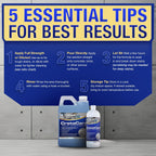 Fusion CreteCare: The Ultimate Concrete Cleaner and Driveway Oil Stain Remover for Garage Floors - Oil and Grease Remover, Super Clean Degreaser, and Outdoor Concrete Stain Solution (128 Fl Oz)