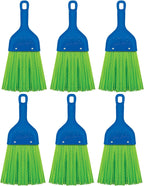 LOLA Whisk Broom, Hand Brush, 6 Pack Durable Bristles, Whisks Away Dirt & Debris, Compact, Hang Hole for Easy Storage, Indoor/Outdoor