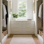 10 Pack 10 Inch(254mm) Hole Center Brushed Champagne Bronze Modern Cabinet Pulls Kitchen Cabinet Handles Kitchen Cabinet Hardware Timeless Drawer Pulls for Dresser Wardrobe, Champagne(10x10)