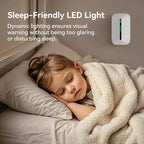 Jemay Carbon Monoxide Detector Plug in with 10 Year Battery Backup, Travel CO Detectors with Test-Button & Breathing Light, Portable AC Co Monitor Alarm for Home/RV/Rental Property, 2 Packs