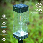 Bright Solar Pathway Lights Outdoor 8 Pack Solar Lights Outdoor LED Waterproof with 3000K Tungsten Filament Bulb Landscape Lighting for Yard, Driveway, Garden, Walkway, Lawn, Path