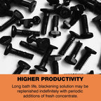 Black Oxide Coating Kit - Black Oxide Solution, Versatile Blackening Solution for Iron and Steel - Not Suitable for Stainless Steel Surfaces (6.8 oz)