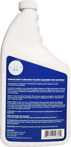 Porcelain & Ceramic Tile Floor Cleaner - Mop Soap Concentrate for mopping - Streak-Free Clean, Ph Neutral and non-Toxic - Safe for Marble, Travertine, Limestone - 32 fl oz (1-qt)