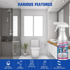 2Pcs Stubborn Stains Cleaner,Limescale Cleaner,Bathroom Foam Cleaner Spray,Bathroom Descaler Cleaner,All-Purpose Bathroom Descaler Foam Spray 2.02 floz