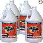 4 x 1 Gallon (512 Oz.) Oven-Whiz Oven & Grill Cleaner by FryOilSaver Co., Tough Stain Buildup, Grease & Food Burnt Eliminator for BBQ Grill, Ovens, Stainless Steel for Home Kitchen, Restaurant & Diner