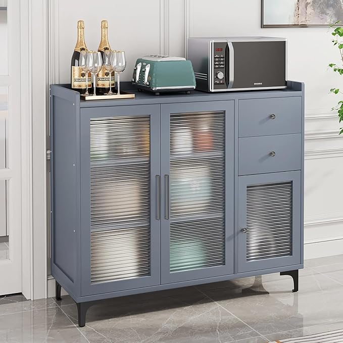 10 Pack 7.5 Inch(192mm) Hole Center Modern Matte Dark Gunmetal Gray Cabinet Pull Handle Timeless Vanity Drawer Pull Handle Classic Cabinet Hardware for Kitchen Bathroom, Screws Included, Gray(7.5x10)