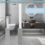 5 Packs Pumice Cleaning Stone with Extra Long Handle, Pumice Stone for Toilet Bowl Clean for Cleaning Toilets, Bathtubs, Grills, Swimming Pools, Sinks