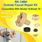 RK-14MH Outside Faucet Repair Kit Metal Handle Compatible with Woodford Model 14,Model 18