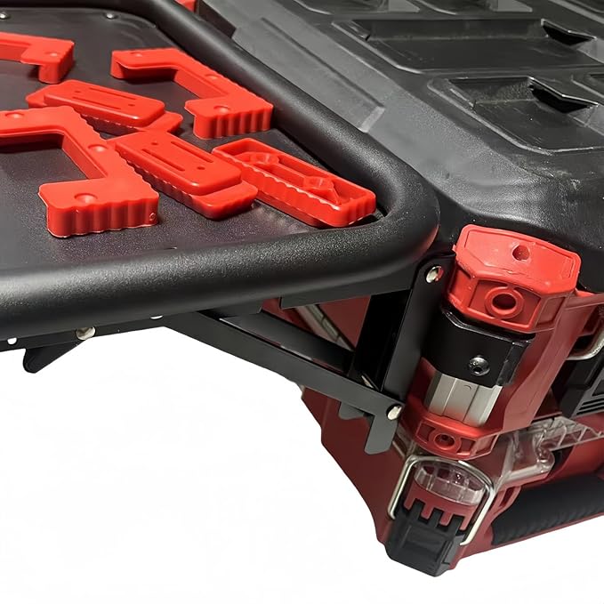 for Milwaukee Packout Folding Folding Packout Mount Compatible with Milwaukee Packout Toolbox Removable Side Table for Storage System 2set