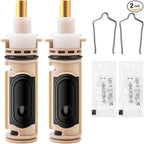 1222 Replacement Cartridge for Moen Shower Valve, Moen Shower Replacement Part Compatible with moen 1222 1222b One-Handle Posi Temp Faucet Cartridges (2 Pack)