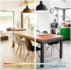 Amazon Basics A19 LED Light Bulbs 40 Watt Equivalent, Daylight White(5000K), Energy Efficient 3.5W, Non-Dimmable, 10,000 Hour Lifetime, 6 Count (Pack of 1)