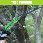 WORKPRO 15" Japanese Teeth Wood Pruning Reciprocating Saw Blades Set, Arc Cutting Edge 6TPI Pruning Saw Blades for Tree Pruning, Wood Cutting, Durable & Sharp, 5 Pack