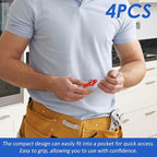 4Pcs 52300 Magnetic Stud Finder, 27 Pounds Of Pull Power Studball, No Batteries Magnet Stud Finder Wall Scanner Detect Nails, Screws, Metal Through 5/8" Drywall or 3/4" Plywood Paneling