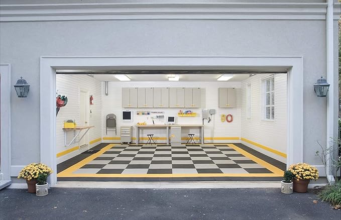 GarageTek Heavy Duty PVC Garage Slatwall | 8ft x 1ft TekPanel (5-Pack) | Garage Organizer Hanging System