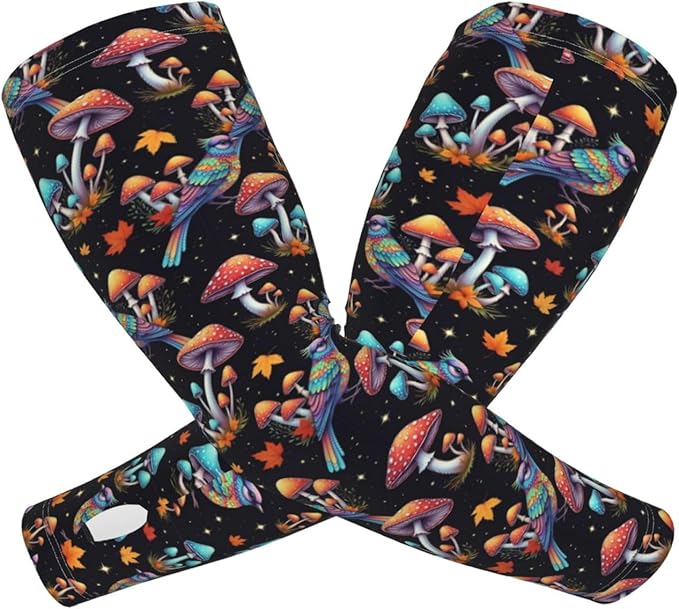 Men Women Anti-Slip Cooling Arm Sleeves Comfortable Sunshade for Summer Sports