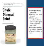 Dixie Belle Paint Company Chalk Finish Furniture Paint - Dried Sage (8oz) - Matte Gray/Green Chic Chalk Mineral DIY Furniture Paint