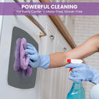 Microfiber Cleaning Cloth, 12 Pack Purple Cleaning Rags for Housekeeping, Reusable Microfiber Towels for Car, Kitchen, Bathroom and Household Cleaning Supplies, 11.8"X11.8"