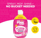 Stardrops The Pink Stuff The Miracle Floor Cleaner Spray – Squirt & Mop Formula for Sparkling Clean Floors – Fast Drying, Streak-Free Finish, Fresh Fragrance, 25.3 fl oz