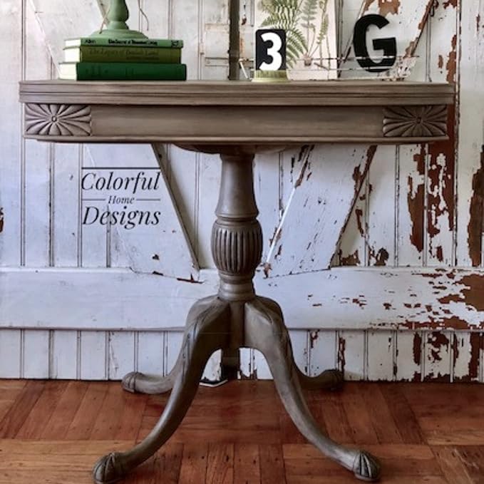 Dixie Belle Paint Company Chalk Finish Furniture Paint - Putty (4oz) - Matte Muted Taupe Chic Chalk Mineral DIY Furniture Paint