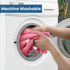 DAN RIVER 12-Pack Pink Microfiber Towels – Ultra Absorbent, Lint-Free & Streak-Free Kitchen Cleaning Cloths for Home, Car & Kitchen - Must-Have Cleaning Essentials - 12" x 12"