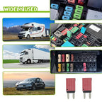 10A DC 12V-14V Auto Reset Circuit Breaker ATM Low Profile T1 Mini Blade Fuses Breakers for Car Trucks Marine Boat RV Solar and More,2 Pack