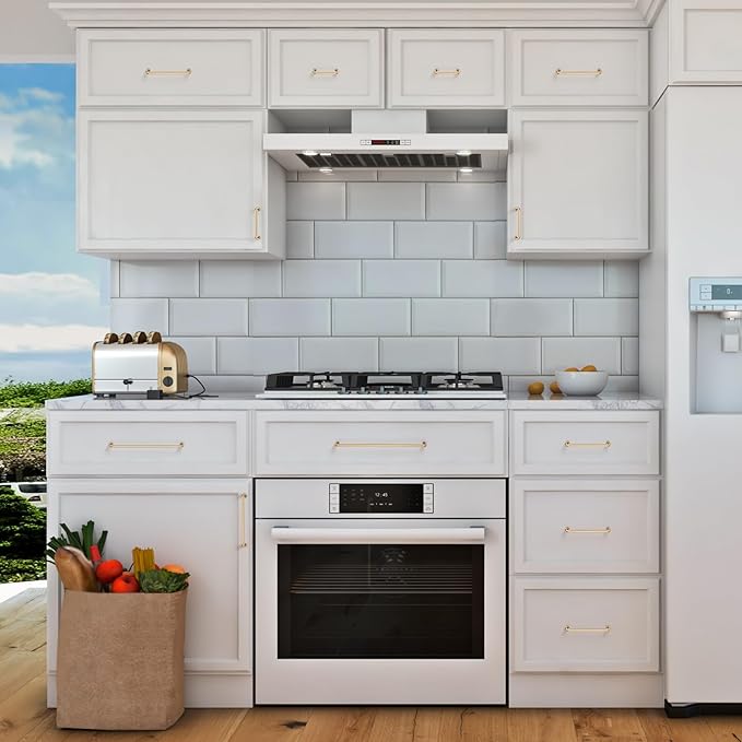 JOY DECOR Cabinet Pulls – 6-1/4 Inch Hole Center, Champagne Bronze, 10 Pack, Zinc Alloy Cabinet Handles for Drawers & Cupboard – Vintage Style Hardware for Kitchen, Bathroom, Dresser