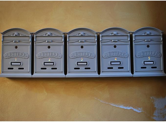 Leinuosen 260 Pcs Back to School Gifts Mailbox Numbers Stickers Adhesive Numbers for Outside Reflective Vinyl Waterproof Address Sticker for Mailbox Signs, Classroom, 1&2&3 Inch(Rainbow Silver)