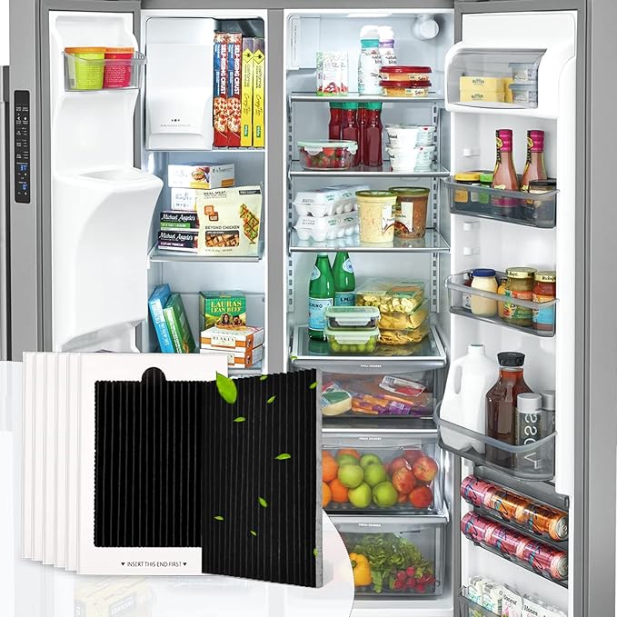 Refrigerator Air Filters Replacement Compatible with Frigidaire PAULTRA Pure Air Ultra, EAFCBF Air Filter for Electrolux - Reduce Odors with Activated Carbon Technology - Part 242061001-3 Packs