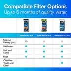 Filtrete Large Capacity Whole House Grooved Replacement Water Filter 4WH-HDGR-F01, 1-Pack, for use with 3WH-HD-S01 System
