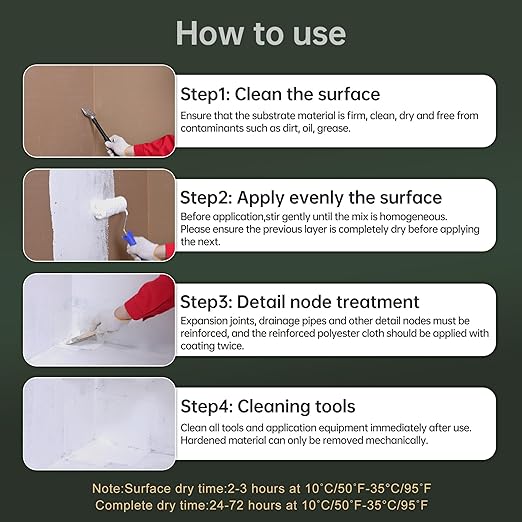 1 Gallon Gray Roof Sealant Waterproof, Elastomeric Roofing Coating Liquid Waterproofing Paint Adhesive, Solar Reflective Sealer for Outdoor Flat, Metal Roofs Leak Repair 4KG