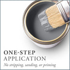 AMY HOWARD AT HOME Chalk-Based One Step Paint for Furniture, Cabinetry, Decor, Finish, and More | No Stripping, Sanding, or Priming | Light Base | 16 Ounce | Atelier