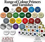 The Army Painter Color Primer Spray Paint, Army Green, 400ml, 13.5oz - Acrylic Spray Undercoat for Miniature Painting - Spray Primer for Plastic Miniatures